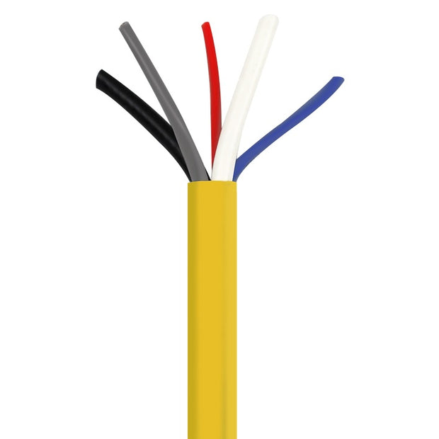 500Ft (Cat.5Ex2)/(RG6 Quad x2)/(Dual Fiber Composite x1) Combo Cable