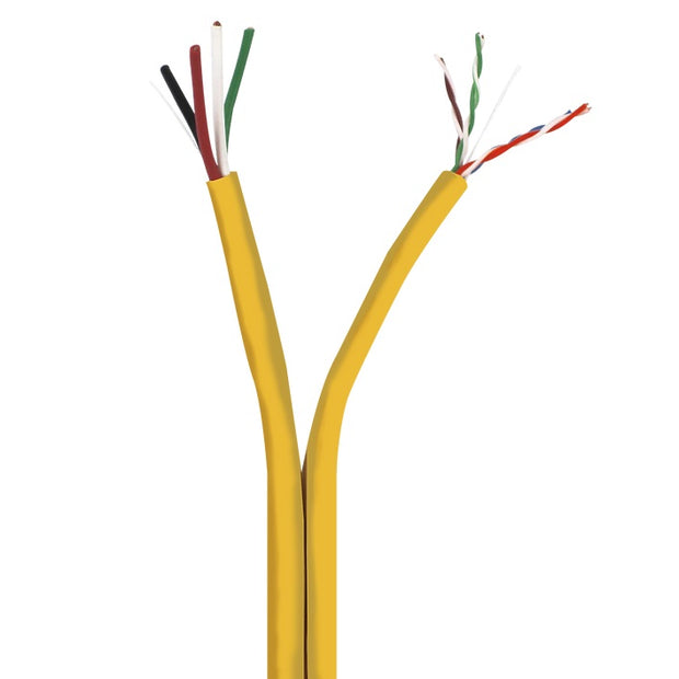 500Ft (Cat.6x1)/(16AWG/4C Audio x1) Combo Cable