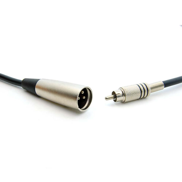 6Ft XLR 3P Male to RCA Male