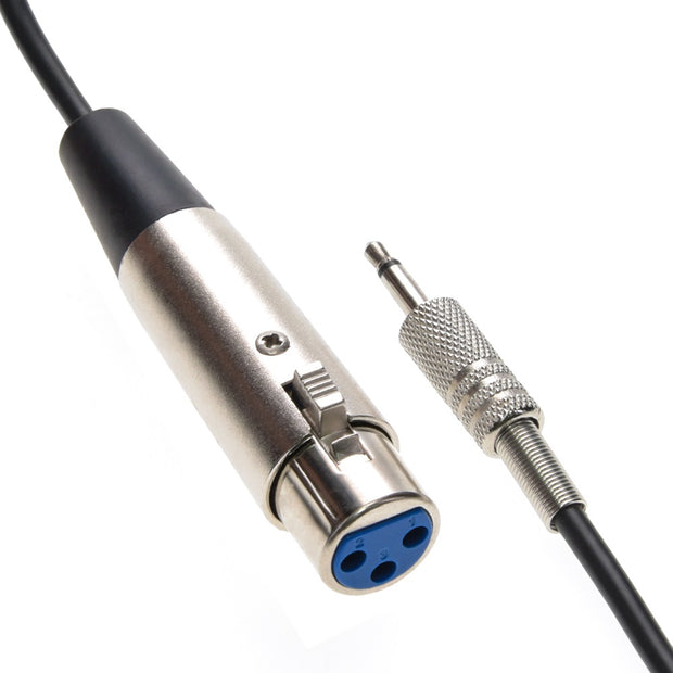 10Ft XLR Female to 3.5mmm Mono Male Cable
