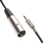10Ft XLR Male to 3.5mm Stereo TRS (Balanced Audio) Male Cable
