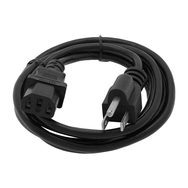 4Ft Computer Power Cord 5-15P to C-13 Black SVT 18/3