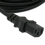 3Ft Power Extension Cord C13 to C14 Black /SVT  18/3