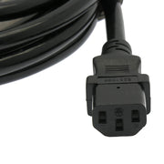 10Ft Power Extension Cord C13 to C14 Black /SJT  14/3