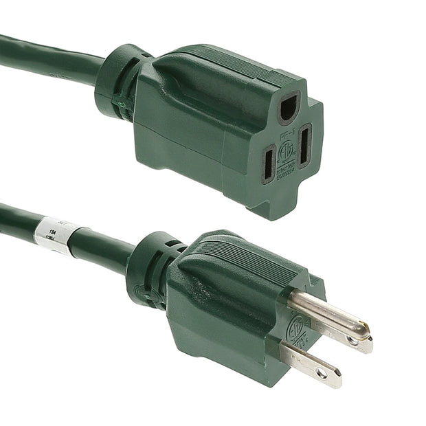 25ft 16/3 SJTW Green  Extension Cord,