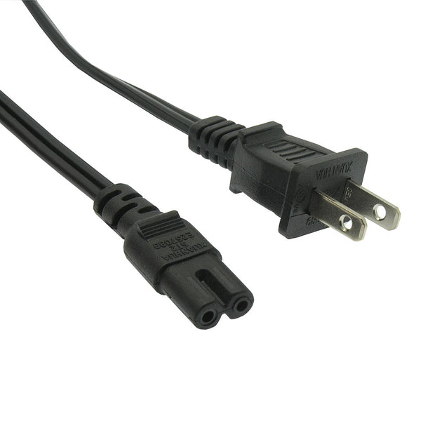 3Ft 2-Prong Figure-8 Power Cord 18/2