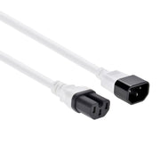 6Ft Power Cord C14 to C15 White/ SJT 14/3