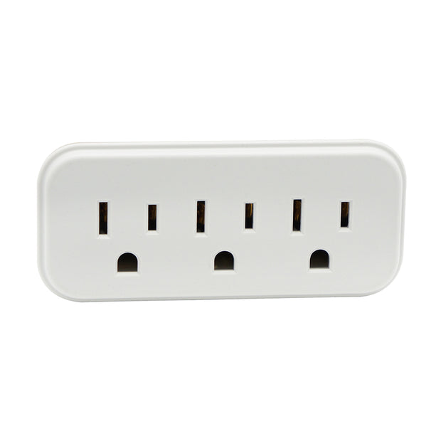 3 Outlet Grounding Tap AC125V 15A