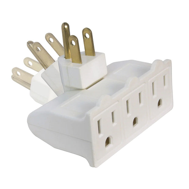 3-Outlet Swivel Power Tap