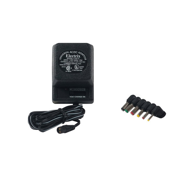 800mA Universal AC/DC adapter w/6 Plugs