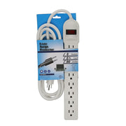 6Ft 8-Outlet Surge Protector 14AWG/3, 15A, 90J