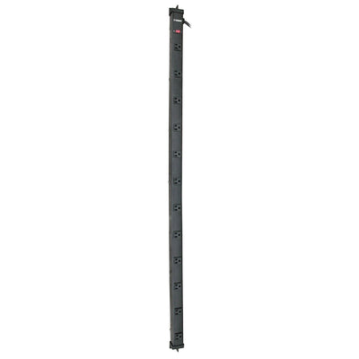 4Ft 12-Outlet Metal Power Strip with 6Ft Cord