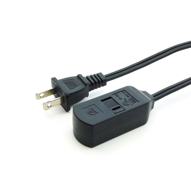 Foot Switch with 3-Outlet 9Ft Power Cord Black