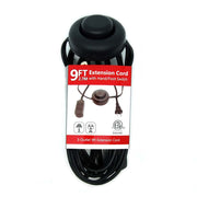 Foot Switch with 3-Outlet 9Ft Power Cord Black