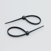 4" Nylon Cable Tie 18lbs Black 100pk