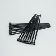 4" Nylon Cable Tie 18lbs Black 100pk