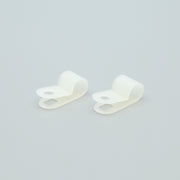 R-Type Cable Clamp 1/4" Clear 100pk
