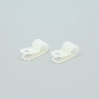 R-Type Cable Clamp 1/4" Clear 100pk