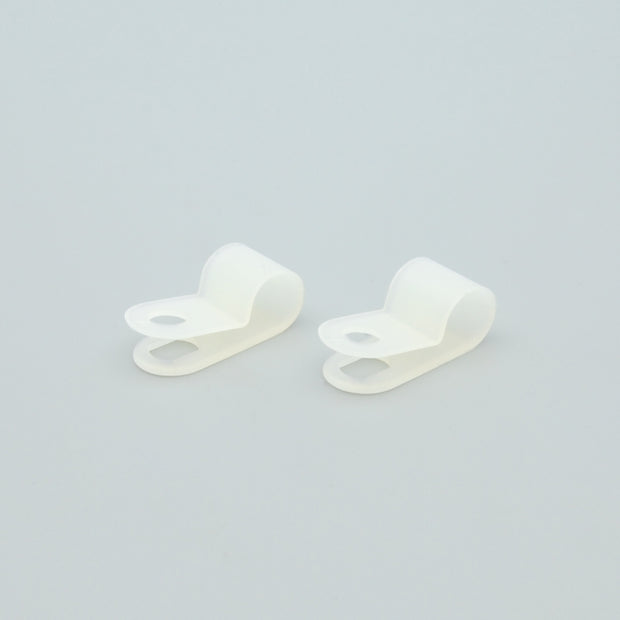 R-Type Cable Clamp 1/4" Clear 100pk