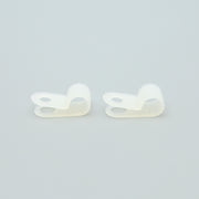 R-Type Cable Clamp 1/4" Clear 100pk
