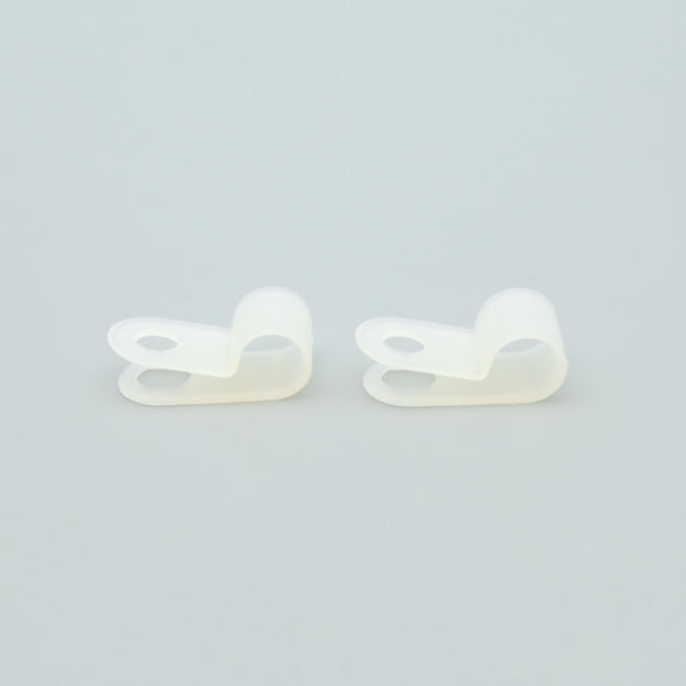 R-Type Cable Clamp 1/4" Clear 100pk