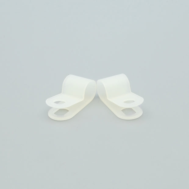 R-Type Cable Clamp 1/4" Clear 100pk