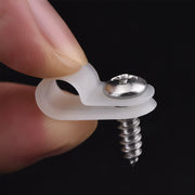 R-Type Cable Clamp 1/2" Clear 100pk