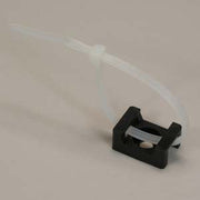 Cable Tie Mount 22mm Black 100pk