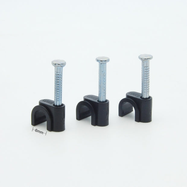 Nail-in Clip for RG59 Black 100pack