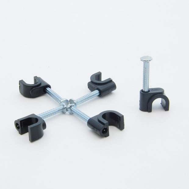 Nail-in Clip for RG59 Black 100pack