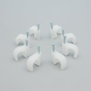 Nail-in Clip for RG59 White 100pack