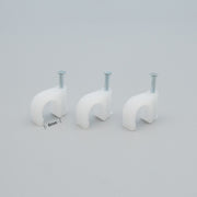 Nail-in Clip for RG59 White 100pack