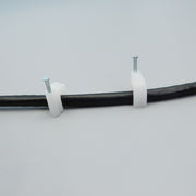 Nail-in Clip for RG59 White 100pack