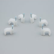 Nail-in Clip for RG59 White 100pack
