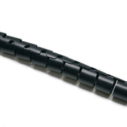 Spiral Cable Zip Wrap Black 20mm x 1.5m (0.8" x 4.92Ft)