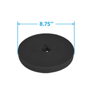 50Ft 0.8" Width Hook and Loop Strap Tape Black