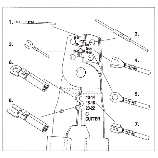 D-Sub Pin Crimping Tool