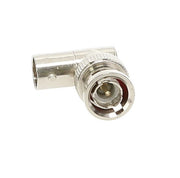 BNC Male/Female Right Angle Adapter