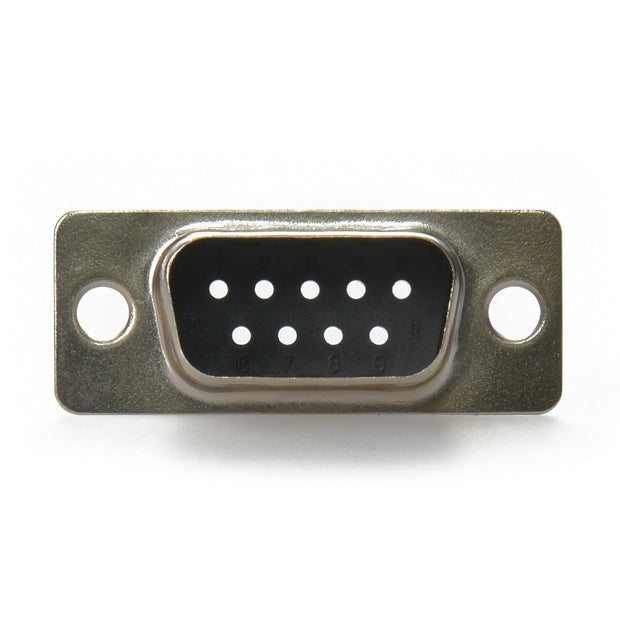 DB9 Female to RJ45 Modular Adapter, Black