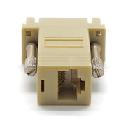 DB9 Male to RJ45 Preassembled Modular Adapter w/Hex Nut