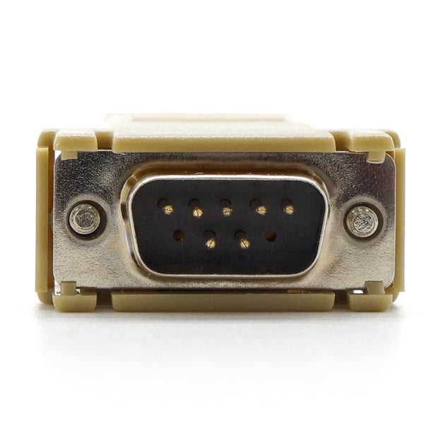 DB9 Male to RJ45 Preassembled Modular Adapter w/Hex Nut