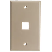 Keystone Wall Plate, Beige, Single Gang