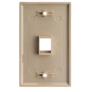 Keystone Wall Plate, Beige, Single Gang