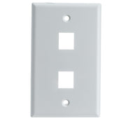 Keystone Wall Plate, White, Single Gang