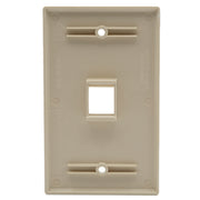 Keystone Wall Plate, Lite Almond, Single Gang