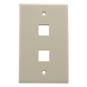 Keystone Wall Plate, Lite Almond, Single Gang