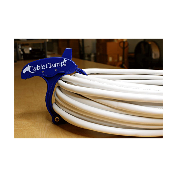 Pack of 7 - Cable Clamp - Large - Blue