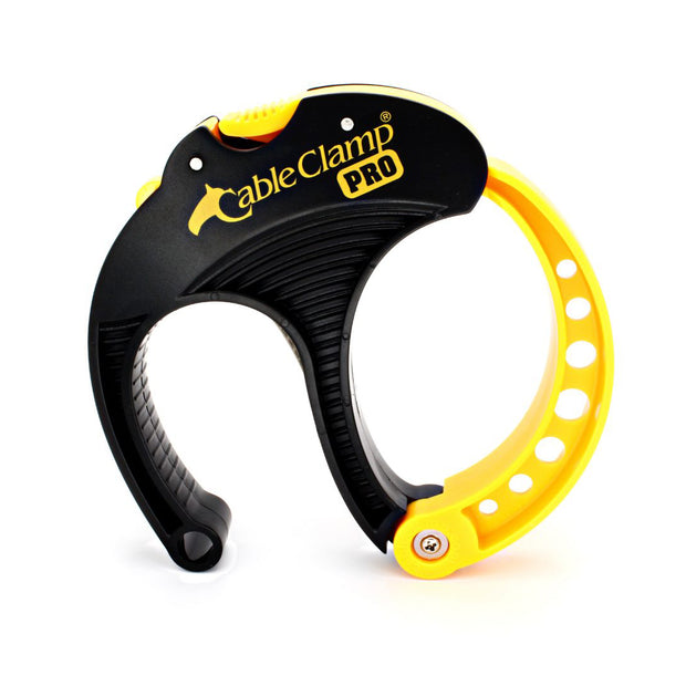 Pack of 7 - Cable Clamp Pro - Large - Black/Yellow