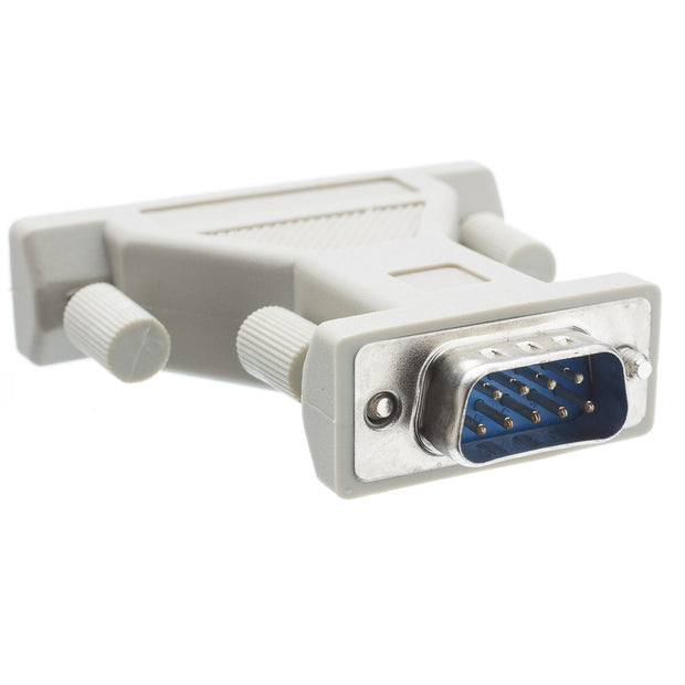 Serial / AT Modem Adapter, DB9 Male to DB25 Male