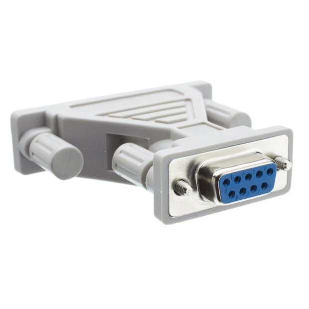 Serial / AT Modem Adapter, DB9 Female to DB25 Male